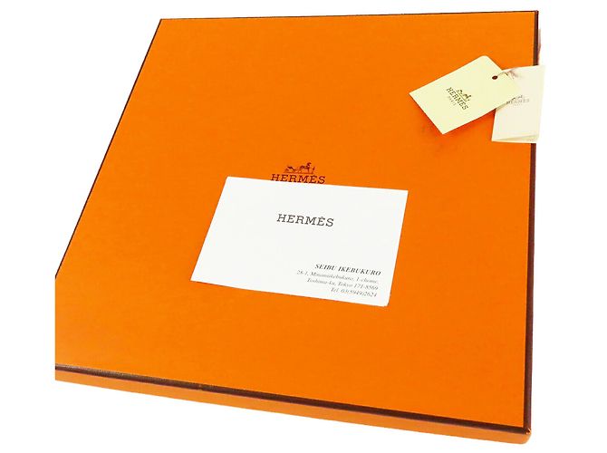 Foulard di seta Hermès Blue Passementerie Quadri 90 - vista 8