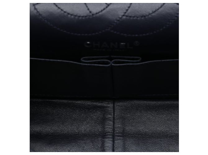 Chanel Blue Quilted Aged Calfskin Reissue 2.55 Double Flap 226 Blu navy - vista 4