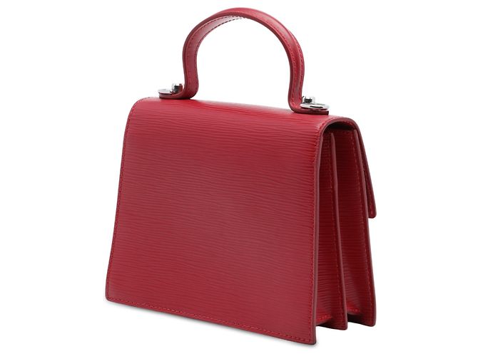 Twist Borsa Louis Vuitton Red Epi Sevigne Satchel Rosso - vista 2