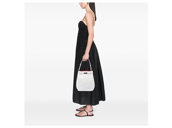 Hermès White Clemence So Kelly 26 Bianco - vista 6