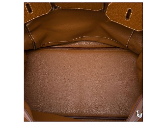 Hermès Brown Clemence Birkin Retourne 40 Marrone - vista 4
