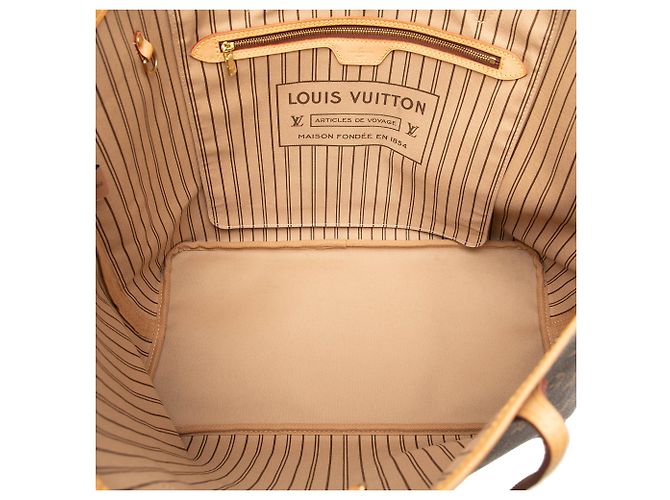 Louis Vuitton Brown Monogram Neverfull GM Marrone - vista 4