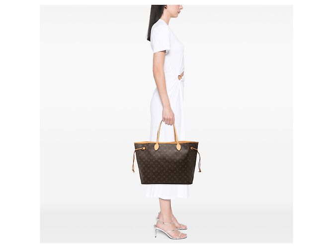 Louis Vuitton Brown Monogram Neverfull GM Marrone - vista 8
