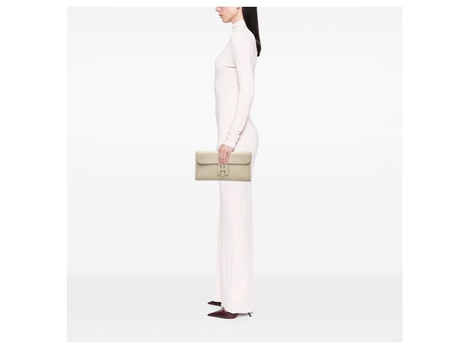 Hermès White Swift Jige Elan 29 Bianco Bianco sporco - vista 6