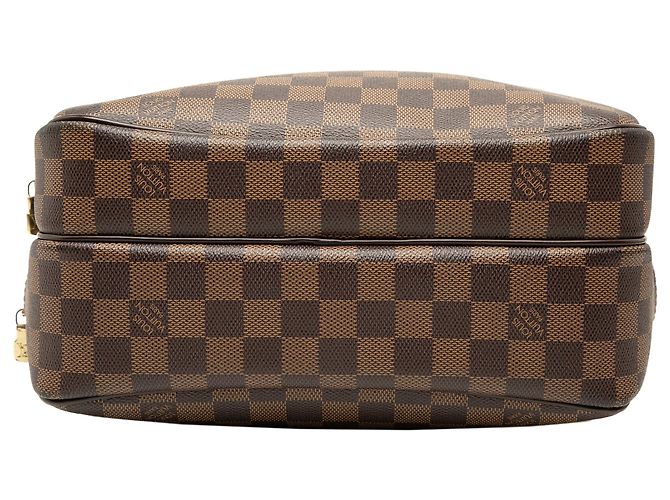 Louis Vuitton Brown Damier Ebene Reporter PM Marrone - vista 3