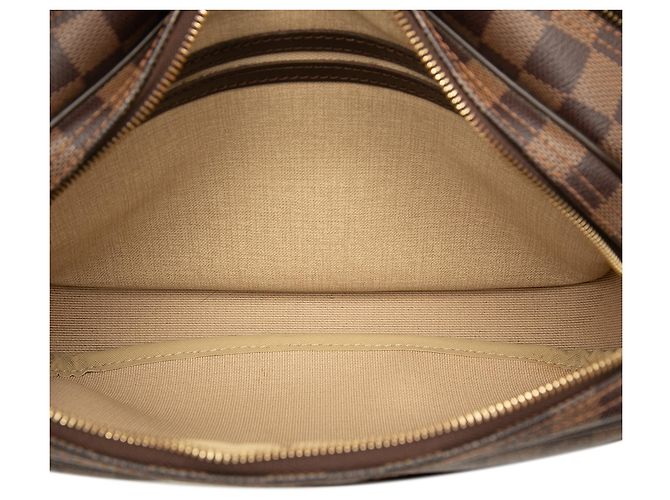 Louis Vuitton Brown Damier Ebene Reporter PM Marrone - vista 4