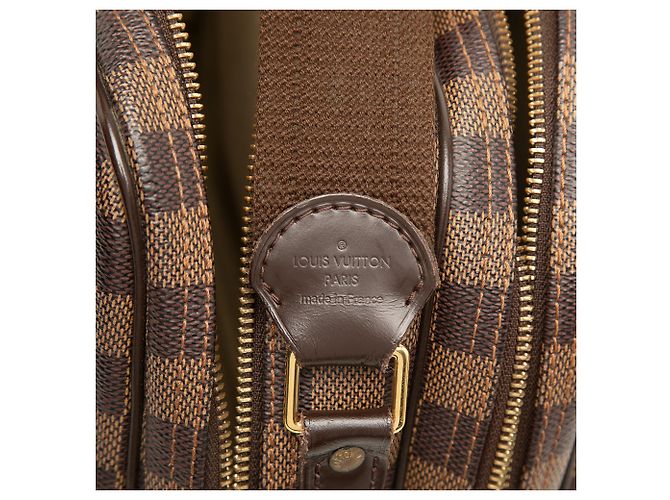 Louis Vuitton Brown Damier Ebene Reporter PM Marrone - vista 5