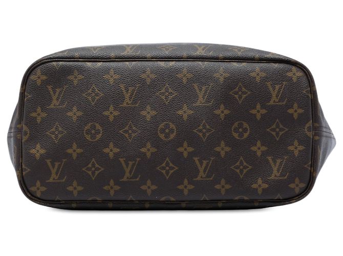Louis Vuitton Brown Monogram Neverfull MM Marrone - vista 3