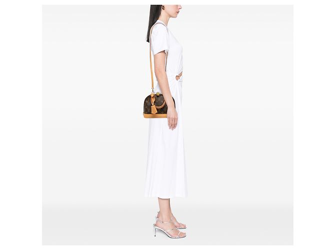 Louis Vuitton Brown Monogram Alma BB Marrone - vista 6