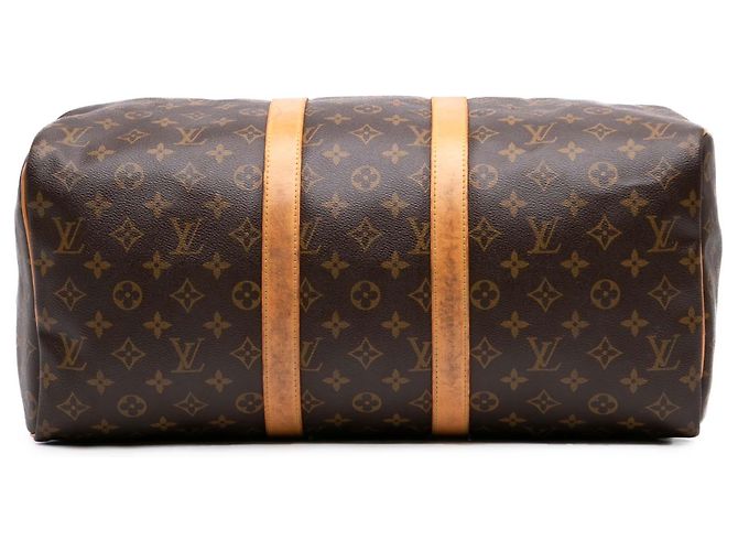 Louis Vuitton Brown Monogram Keepall 45 Marrone - vista 3