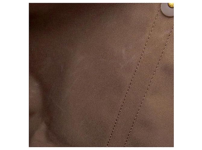 Louis Vuitton Brown Damier Ebene Keepall Bandouliere 55 Marrone - vista 6