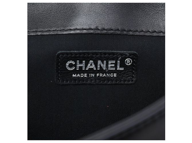 Chanel Black Paris Dallas Medium Lambskin Enchained Boy Flap Nero - vista 5
