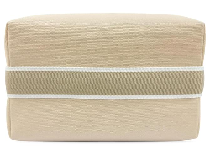 Hermès Brown Large Toile Bride A Brac Case Marrone Beige - vista 3