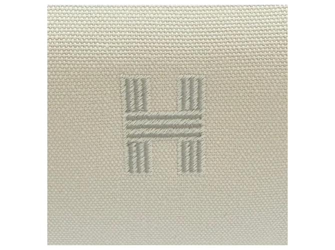Hermès Brown Large Toile Bride A Brac Case Marrone Beige - vista 5