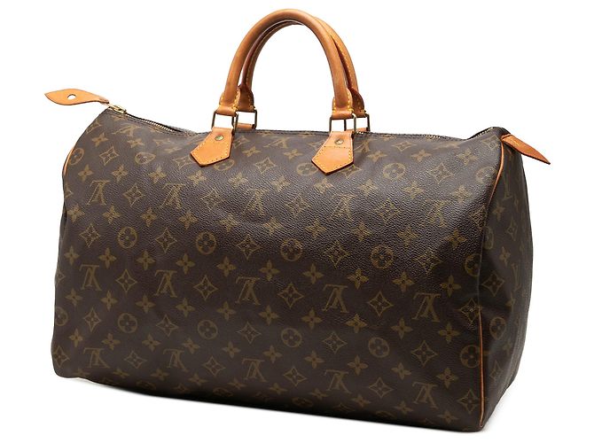 Louis Vuitton Brown Monogram Speedy 40 Marrone - vista 2