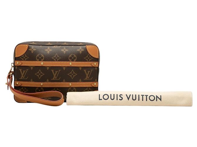 Pouch Soft Trunk Monogram Marrone Louis Vuitton - vista 7