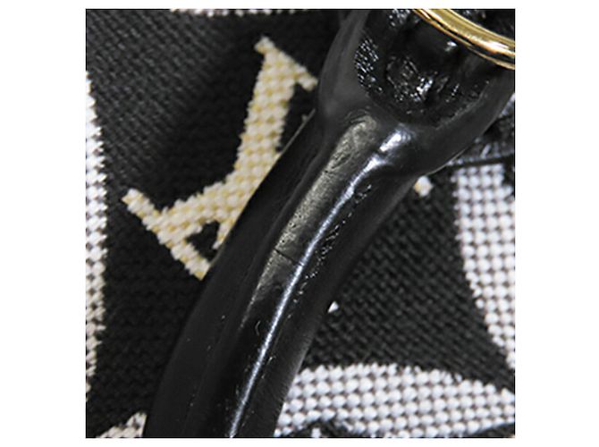 Louis Vuitton Black Monogram Jacquard Since 1854 Petit Sac Plat Nero - vista 10