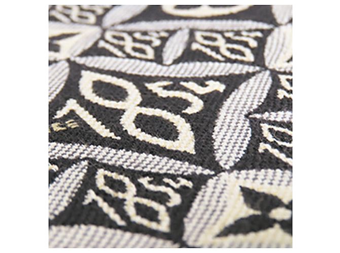 Louis Vuitton Black Monogram Jacquard Since 1854 Petit Sac Plat Nero - vista 8