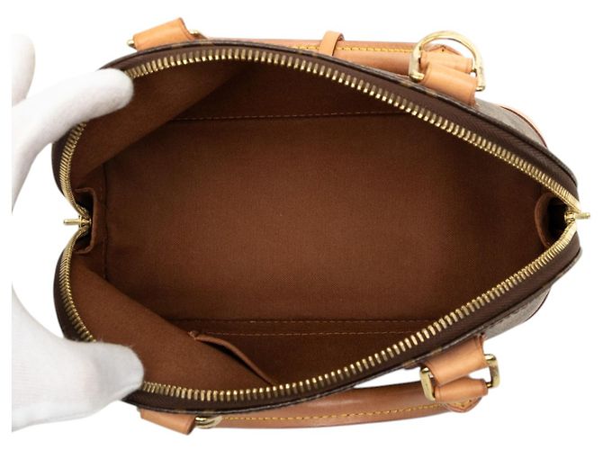 Louis Vuitton Brown Monogram Alma BB Marrone - vista 4
