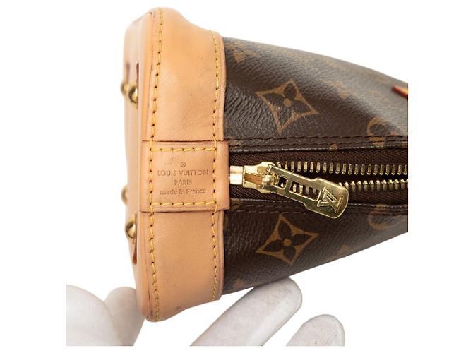Louis Vuitton Brown Monogram Alma BB Marrone - vista 5