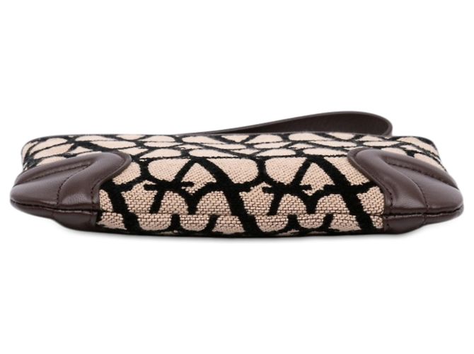 Pouch Valentino Brown Toile Iconographe Marrone - vista 3