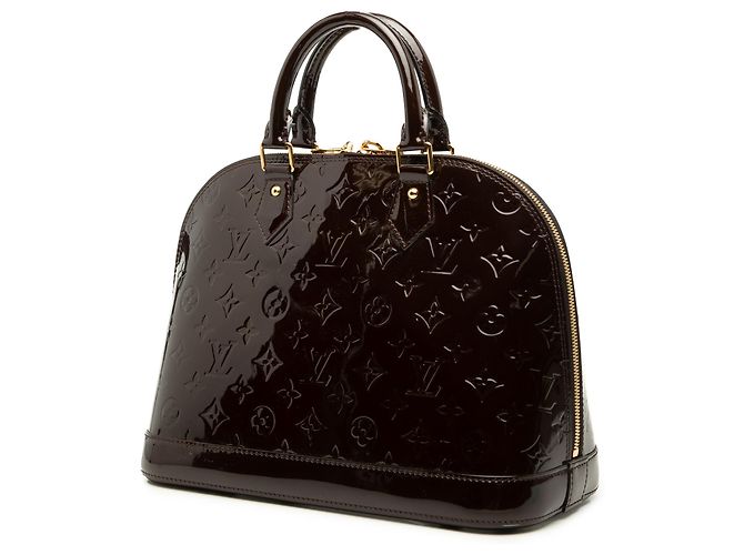 Louis Vuitton Purple Monogram Vernis Alma PM Porpora - vista 2