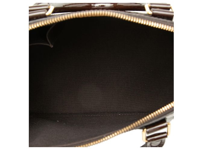 Louis Vuitton Purple Monogram Vernis Alma PM Porpora - vista 4