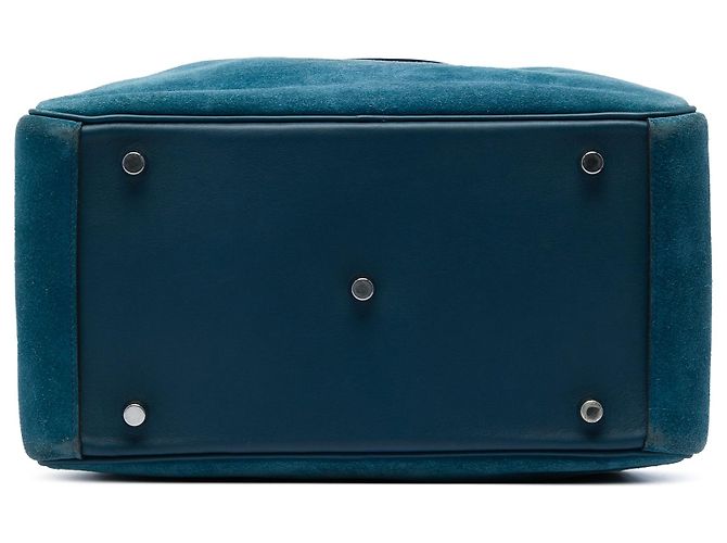 Hermès Blue Veau Grizzly and Swift Lindy 30 - vista 3