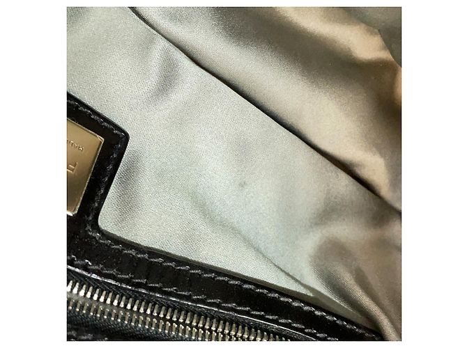 Borsa a secchiello Fendi Mamma Nero Bianco - vista 10