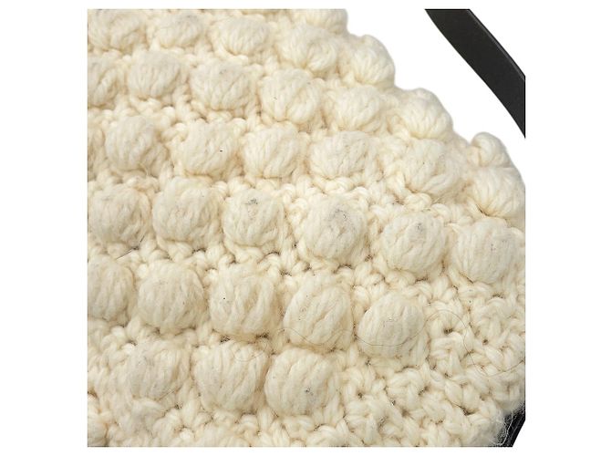 Borsa a secchiello Fendi Mamma Nero Bianco - vista 8