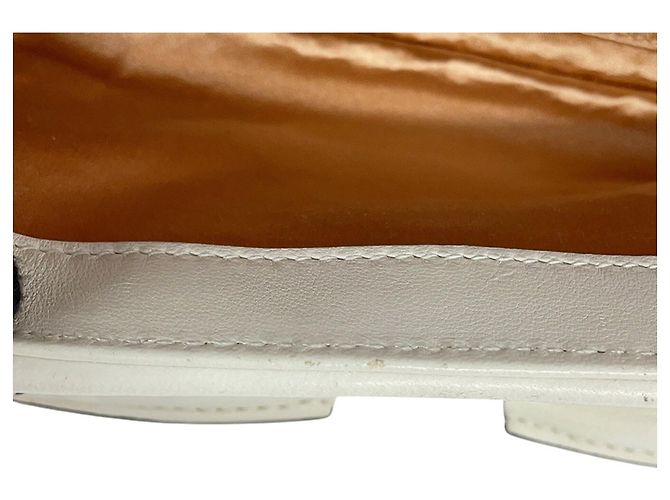 Borsa a mano piccola in pelle Gucci Horsebit Chain Bianco - vista 13