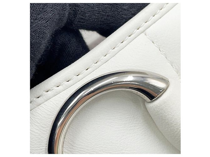 Borsa a mano piccola in pelle Gucci Horsebit Chain Bianco - vista 15