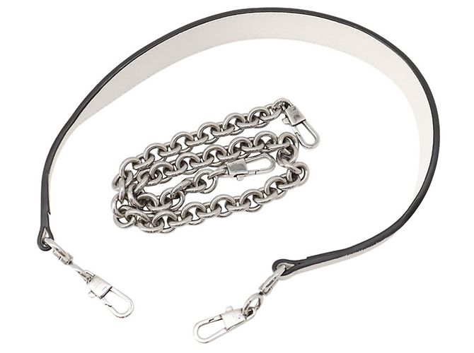 Borsa a mano piccola in pelle Gucci Horsebit Chain Bianco - vista 19