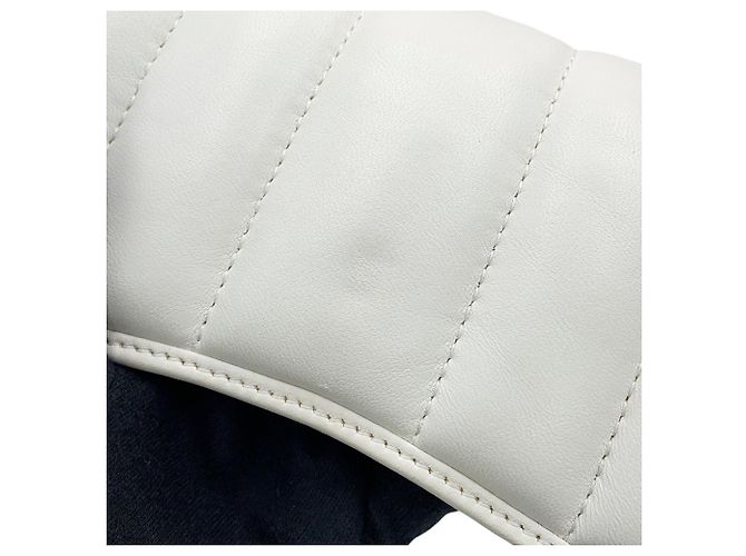 Borsa a mano piccola in pelle Gucci Horsebit Chain Bianco - vista 8