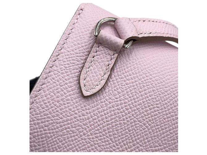 Hermès Portafoglio a catena/spalla Hermes Kara in Mauve Pale - vista 7