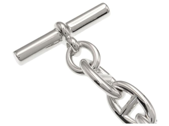 Hermès Bracciale con Charms Hermes Chaine d'Ancre GM Argento - vista 5