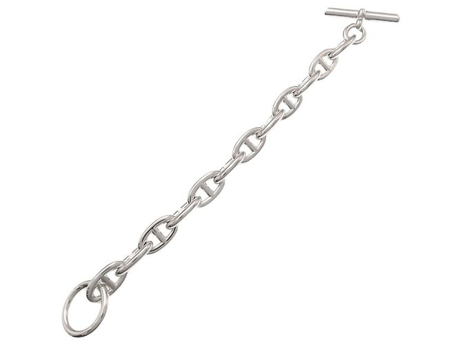 Hermès Bracciale con Charms Hermes Chaine d'Ancre GM Argento - vista 6