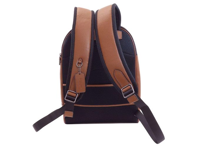 Coach CZ391 Ethan Leather Backpack Brown - view 2