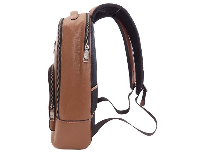 Coach CZ391 Ethan Leather Backpack Brown - view 3