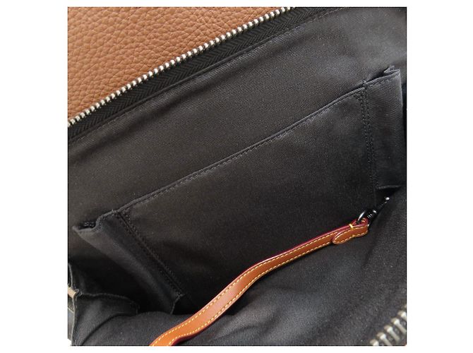 Coach CZ391 Ethan Leather Backpack Brown - view 7