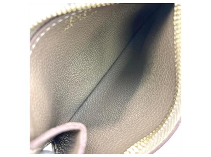 Hermès Cartera bi-fold Hermes Constance Slim Castaño Gris pardo - vista 10