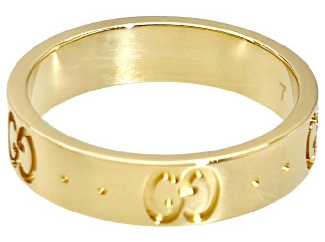 Anello Gucci Icon in Oro Giallo 18K D'oro - vista 4