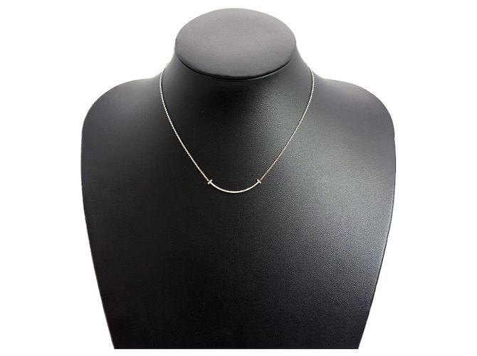 Collana Tiffany & Co. T Smile Small D'oro - vista 3