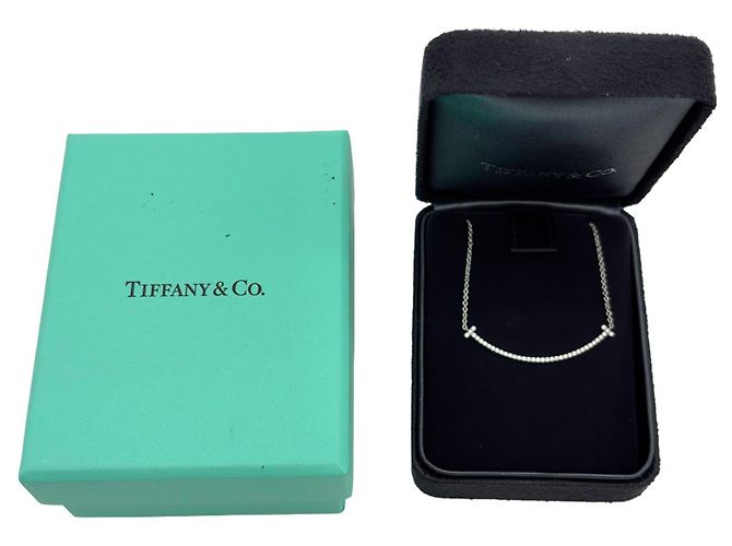 Collana Tiffany & Co. T Smile Small D'oro - vista 8