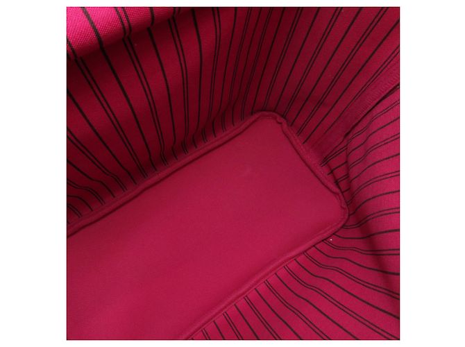 Borsa Tote Louis Vuitton Neverfull MM Rosa Monogramma - vista 11