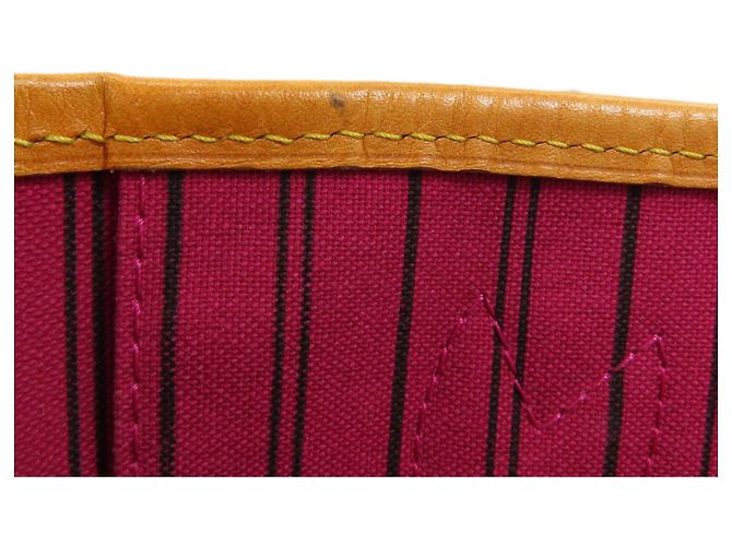 Borsa Tote Louis Vuitton Neverfull MM Rosa Monogramma - vista 13