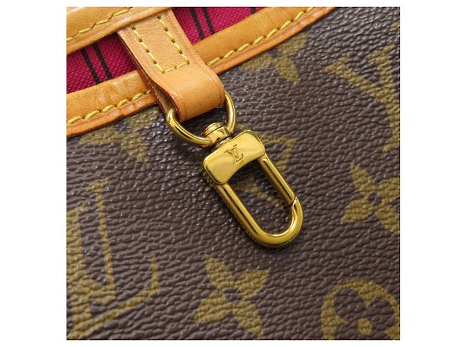Borsa Tote Louis Vuitton Neverfull MM Rosa Monogramma - vista 16