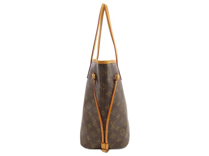 Borsa Tote Louis Vuitton Neverfull MM Rosa Monogramma - vista 3