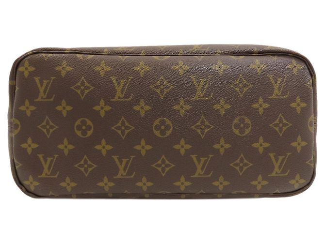 Borsa Tote Louis Vuitton Neverfull MM Rosa Monogramma - vista 4