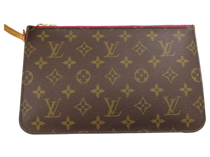 Borsa Tote Louis Vuitton Neverfull MM Rosa Monogramma - vista 8